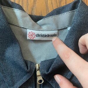 Vintage Christie Brooks Dark Denim Mini Dress